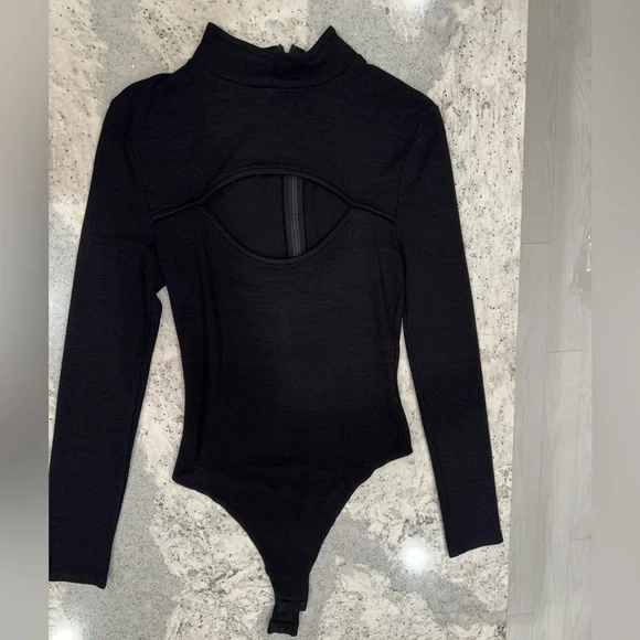 Michael Costello x REVOLVE Evelyn Bodysuit in Black Size Small - Picture 9 of 9